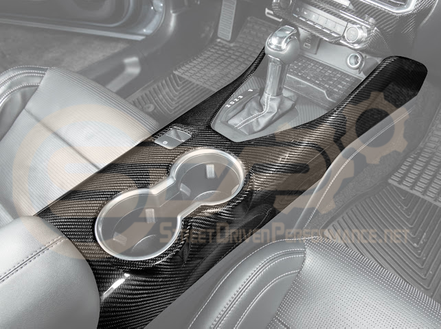 2024-UP FORD MUSTANG S650 | CARBON FIBER  ALL INCLUSIVE CENTER CONSOLE COVER